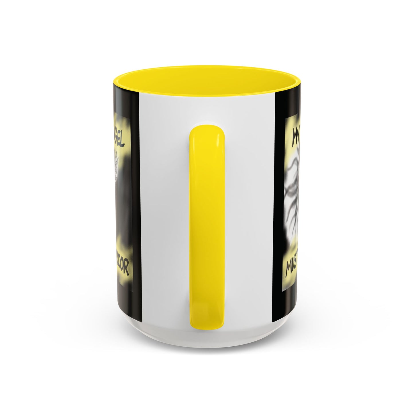 Guardian Angel Warrior Coffee Mug, Spiritual Gift, Protector Mug, Angel Decor, Cosy Homeware, Inspirational Quote