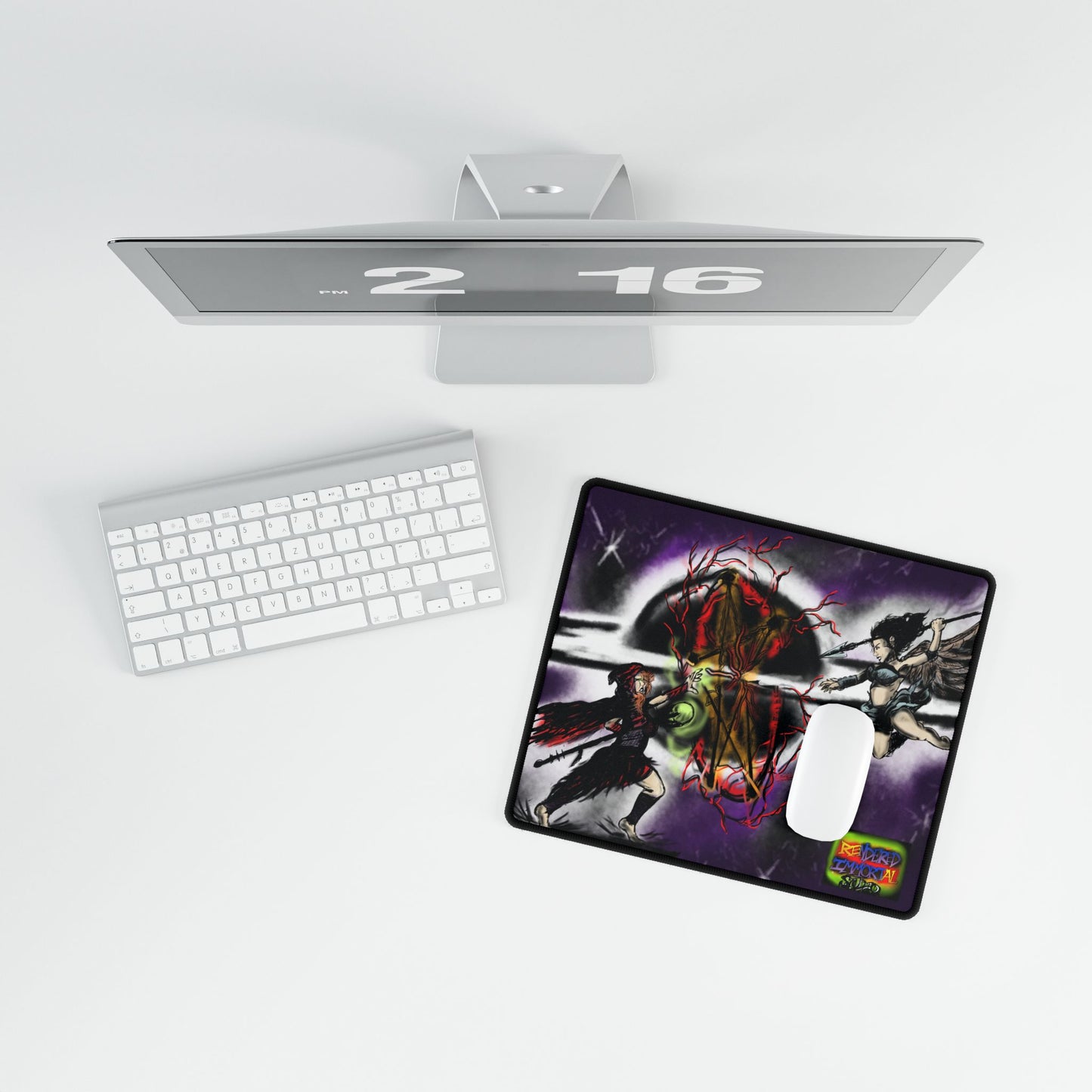 Gothic Desk Mats for Unique Workspaces, Art By HRW, Office Decor, Gamer Mousepad, Creative Gifts, Home Office Essentials