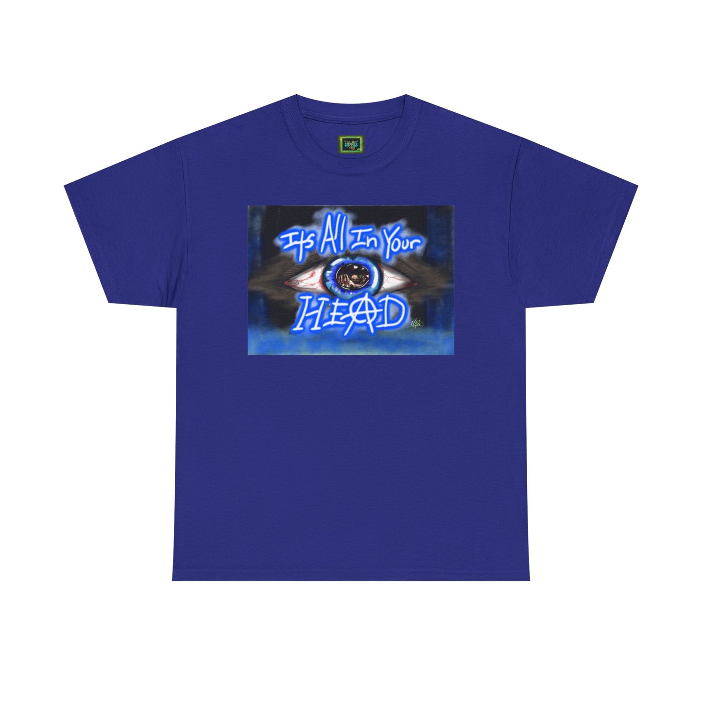Unisex Heavy Cotton Tee - "It's All In Your Head" Graphic Tee