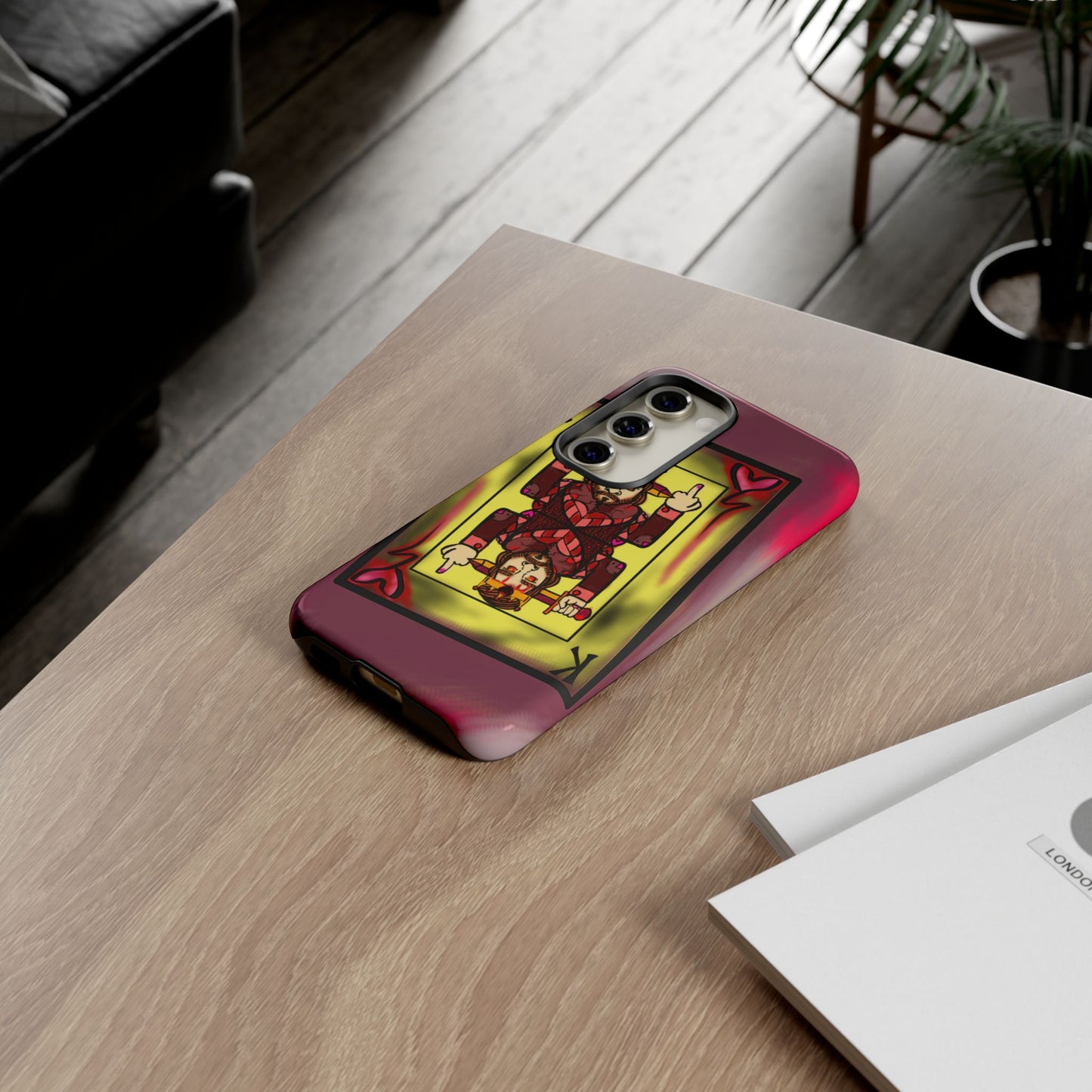 Playing Card Phone Case - Tough Cases with King Design