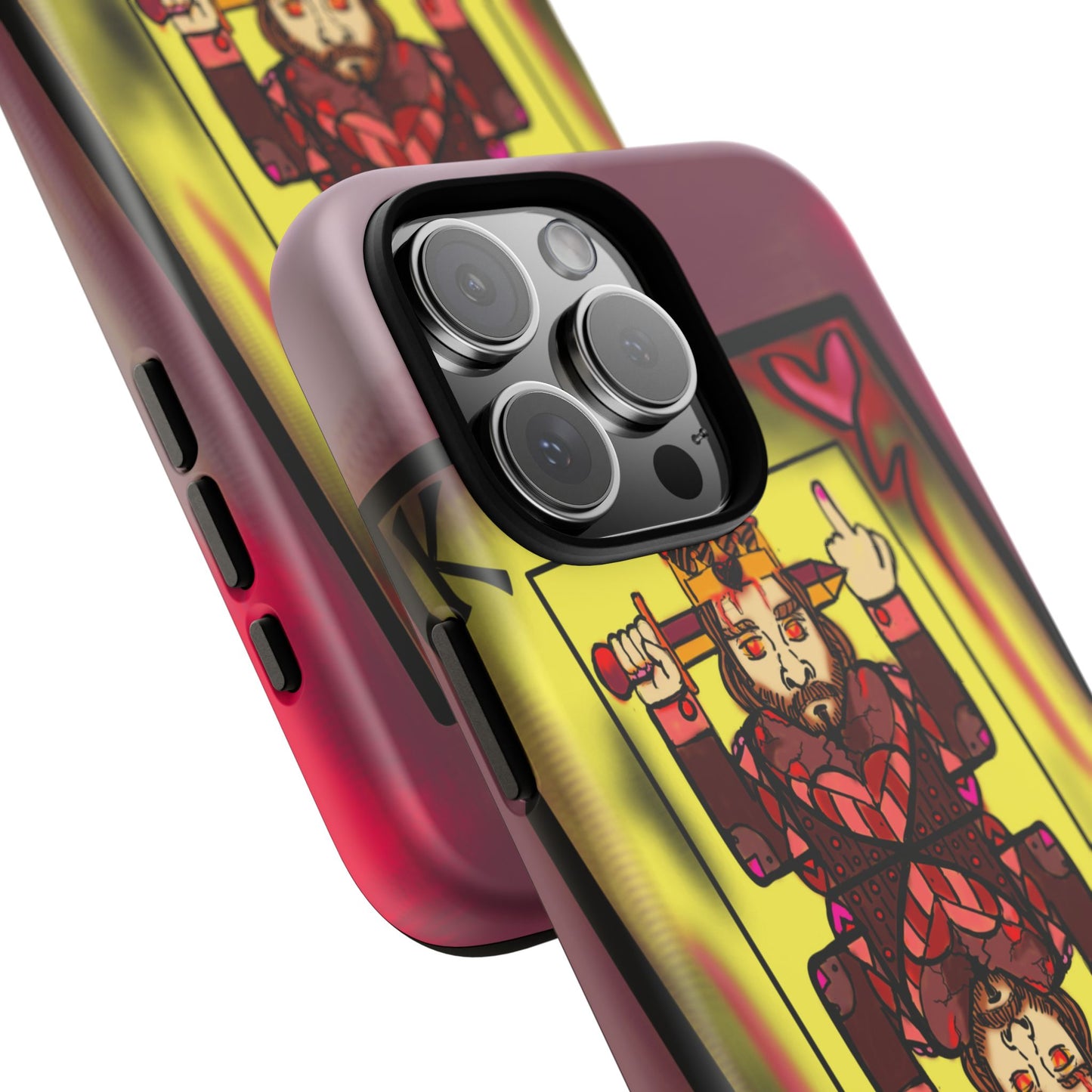 Playing Card Phone Case - Tough Cases with King Design