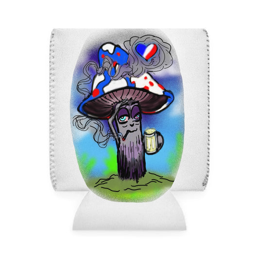Mushroom Can Cooler Sleeve - Fun Cooler, Unique Drink Accessory, Party Favor, Festival Gear, Gift for Friends