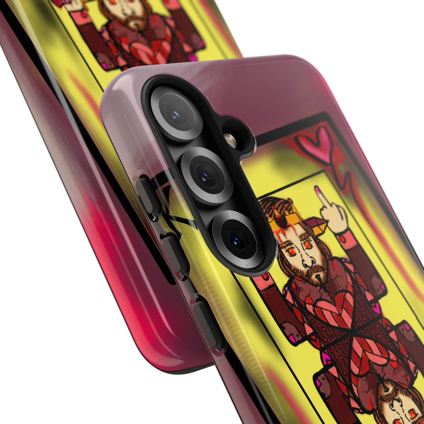 Playing Card Phone Case - Tough Cases with King Design
