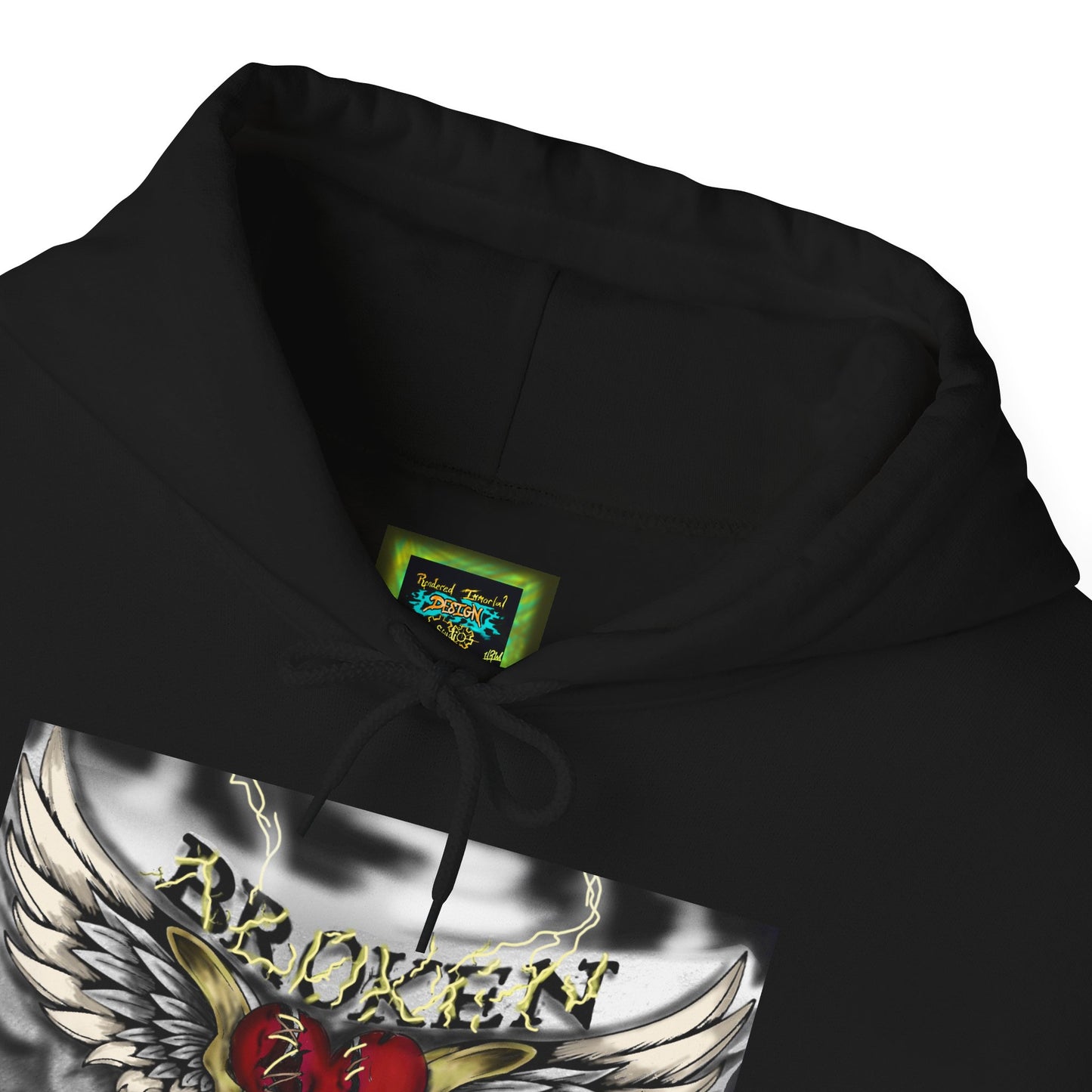 Broken But Golden Heart Unisex Hooded Sweatshirt