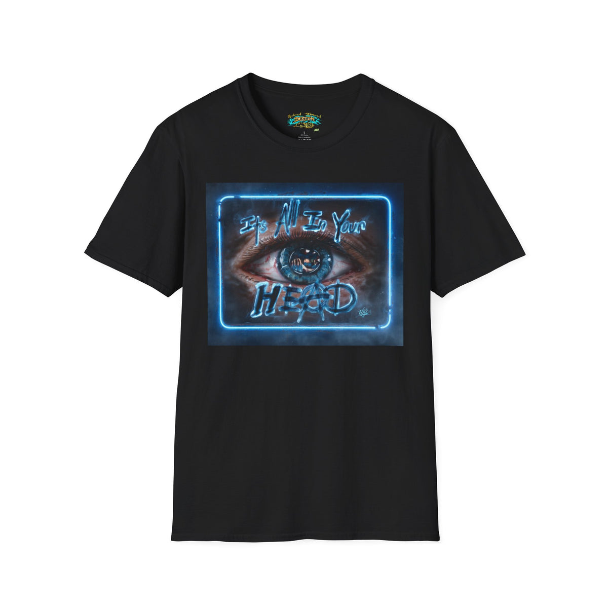 Get out of your head Graphic T t-shirt featuring art and design by Reese Wilson