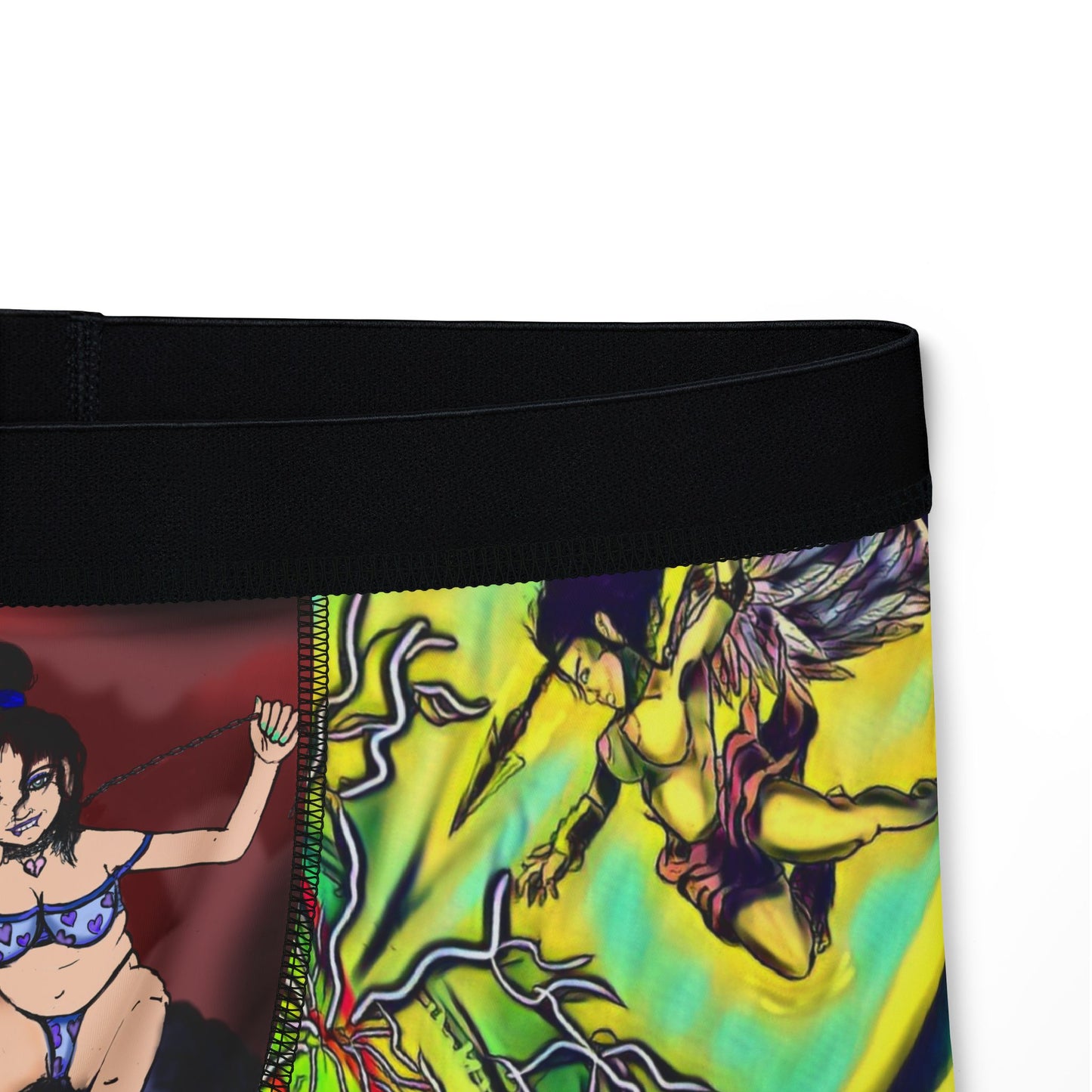 Funky Men's Boxers - Vibrant Anime Print, Comfortable Underwear for Comic Lovers, Gift for Birthdays, Cosplay, Bedding