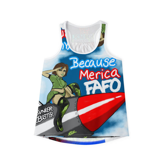 Patriotic Women's Tank Top for Holidays, Summer BBQ, Festivals, Celebration Wear, Vibrant Graphic Tee