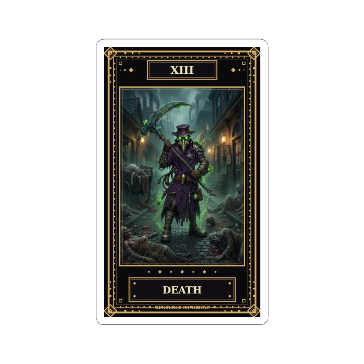 Death Tarot Sticker — The Immortal Arcana