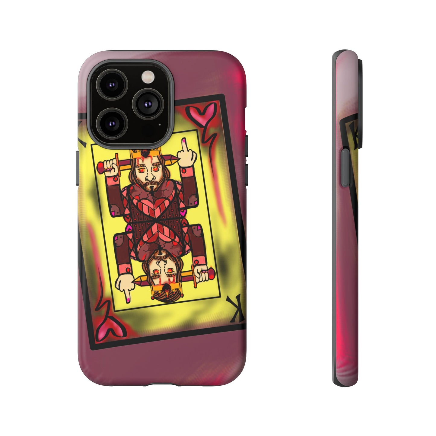 Playing Card Phone Case - Tough Cases with King Design