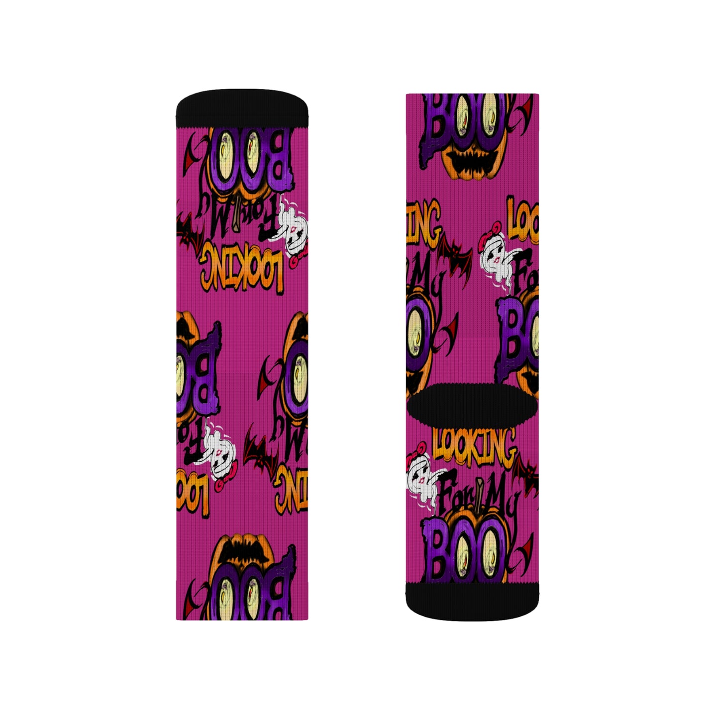 Halloween Sublimation Socks, Fun Socks for Halloween, Spooky Gifts, Costume Accessories, Sock Party Favors