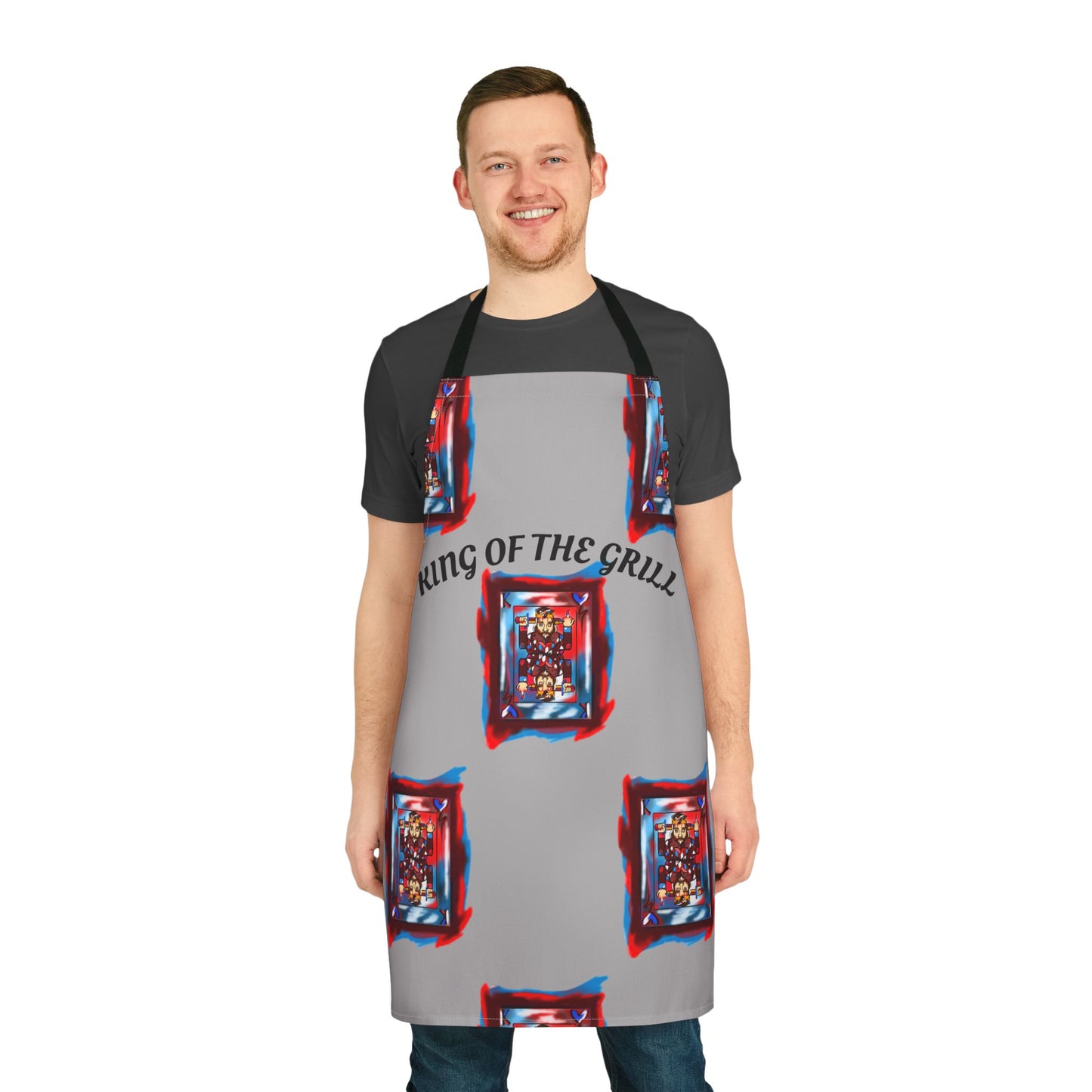 Grill Master Apron | King of the Grill Cooking Gift, BBQ Apron, Unique Kitchenware, Funny Gifts for Men
