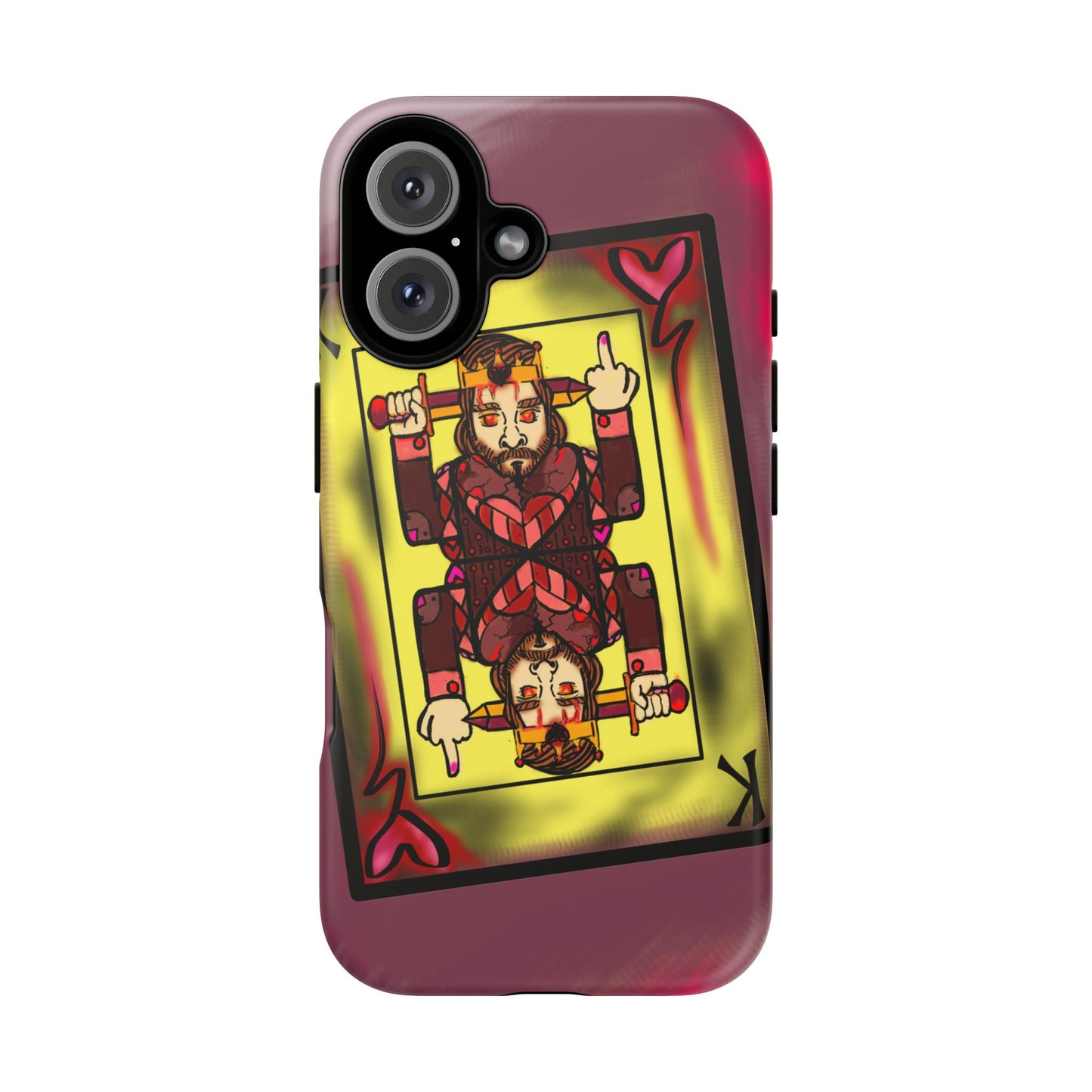 Playing Card Phone Case - Tough Cases with King Design
