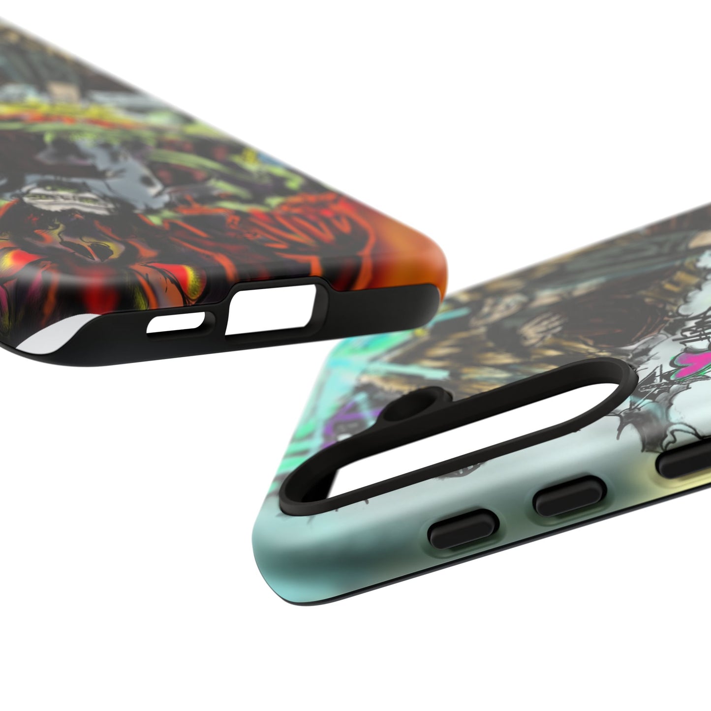 Tough Cases Phone Case, Edgy Art Phone Cover, Unique Gift for Him, Phone Accessories, Halloween Decor