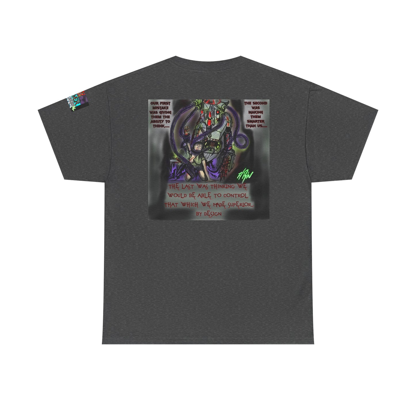 Machine Overlord Unisex Tee, Robot Lover Shirt, Technology Graphic Tee, Science Fiction T-Shirt, Cyberpunk Apparel, Programmer Gift