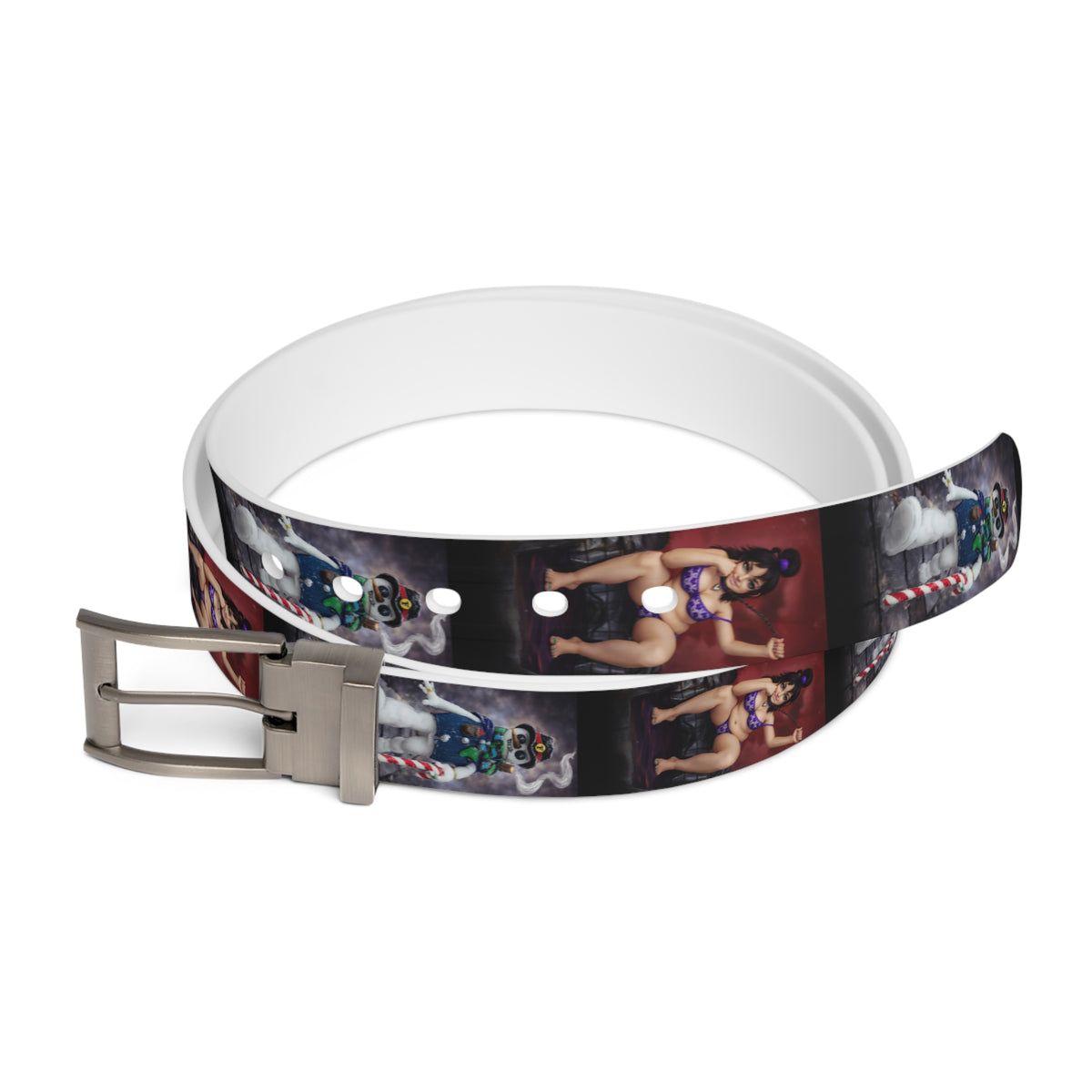 Frosty Be Pimpin' Unique Belt accessories featuring art and design by Reese Wilson