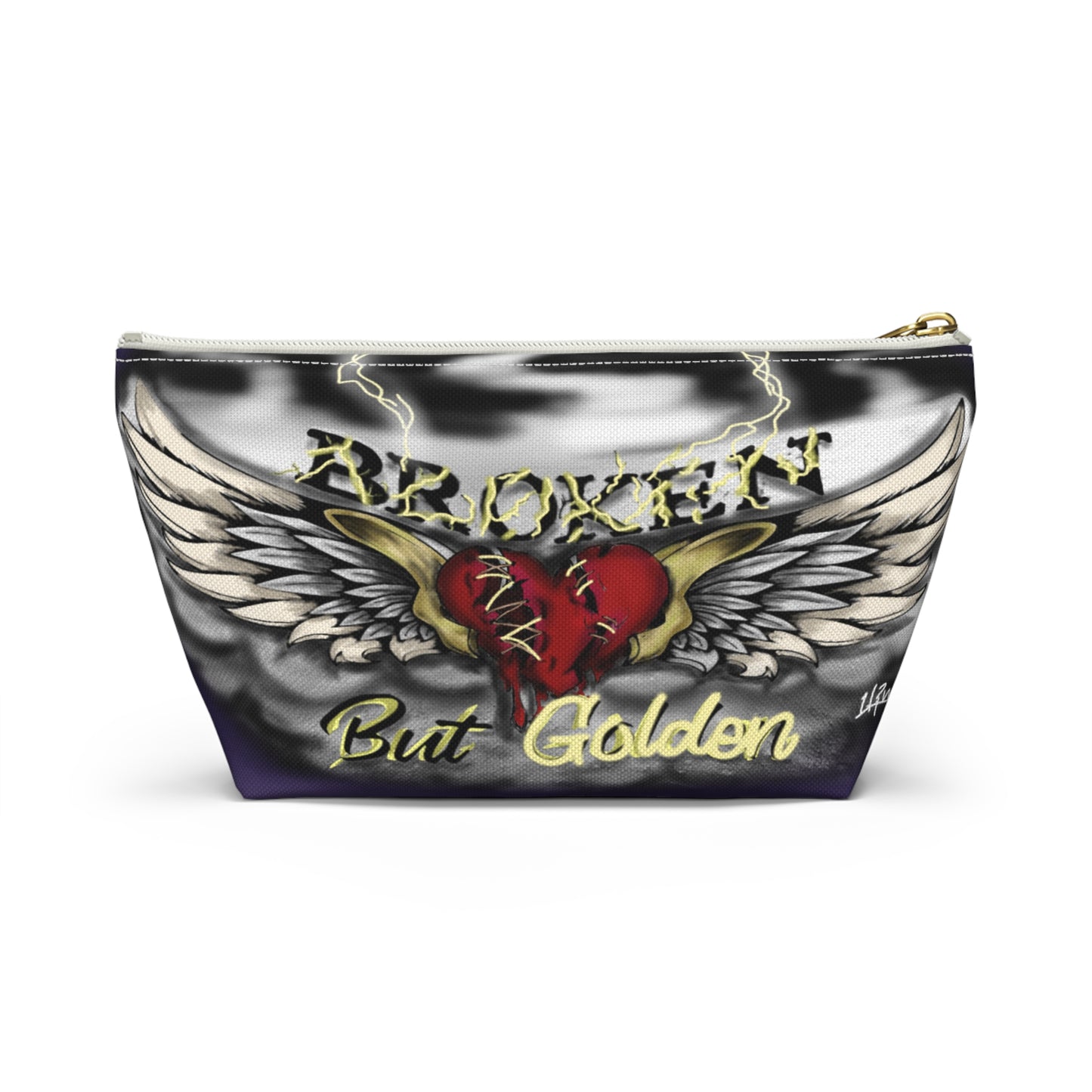 Mama Bear Accessory Pouch – Versatile Cosmetic Bag with Art Design