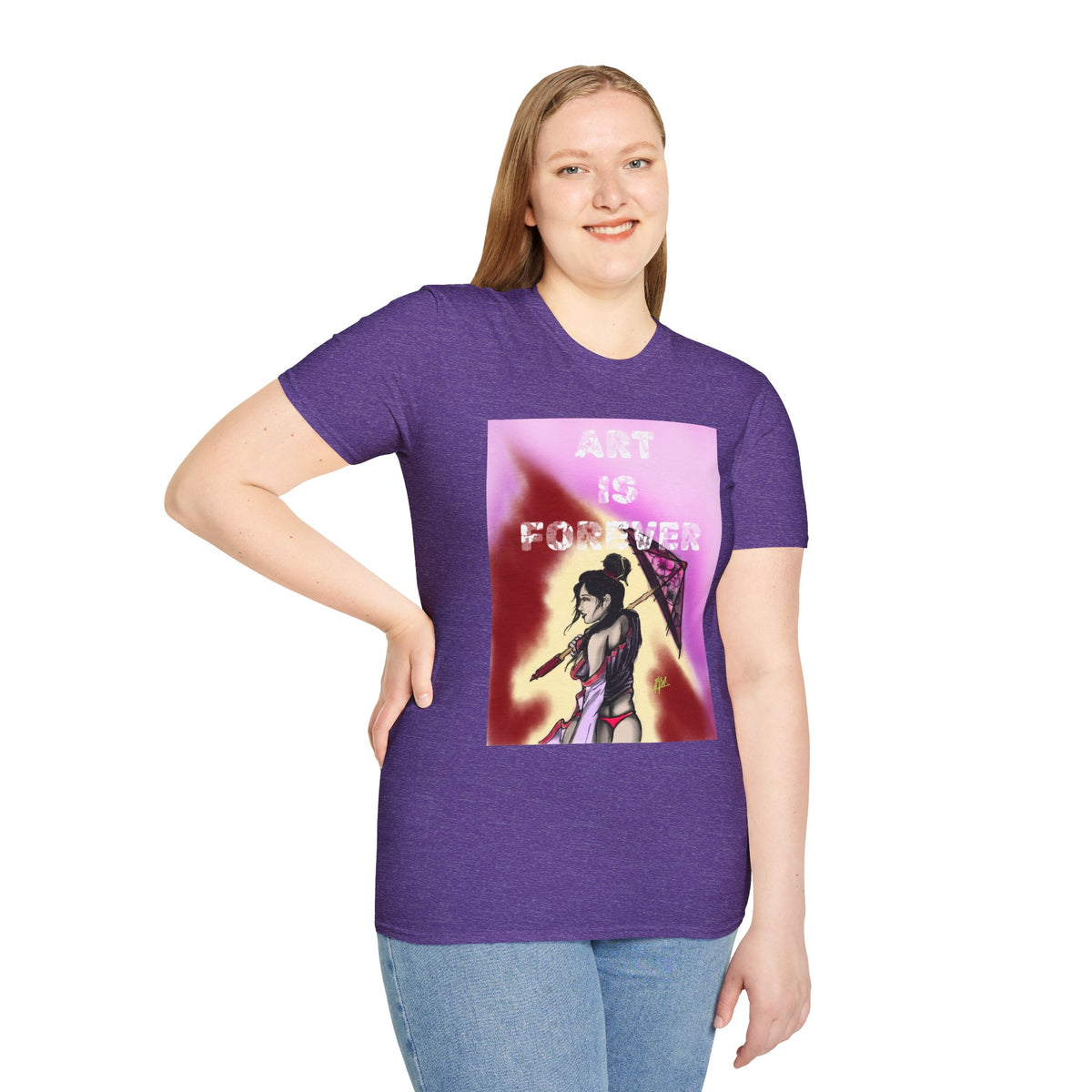 Art Is Forever — Unisex Softstyle Tee