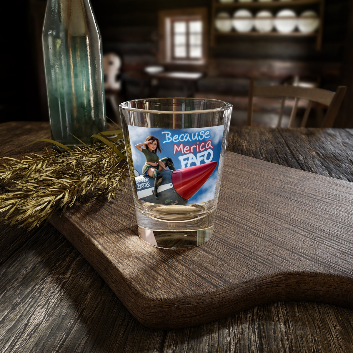 Because 'Merica — Bunker Buster Shot Glass