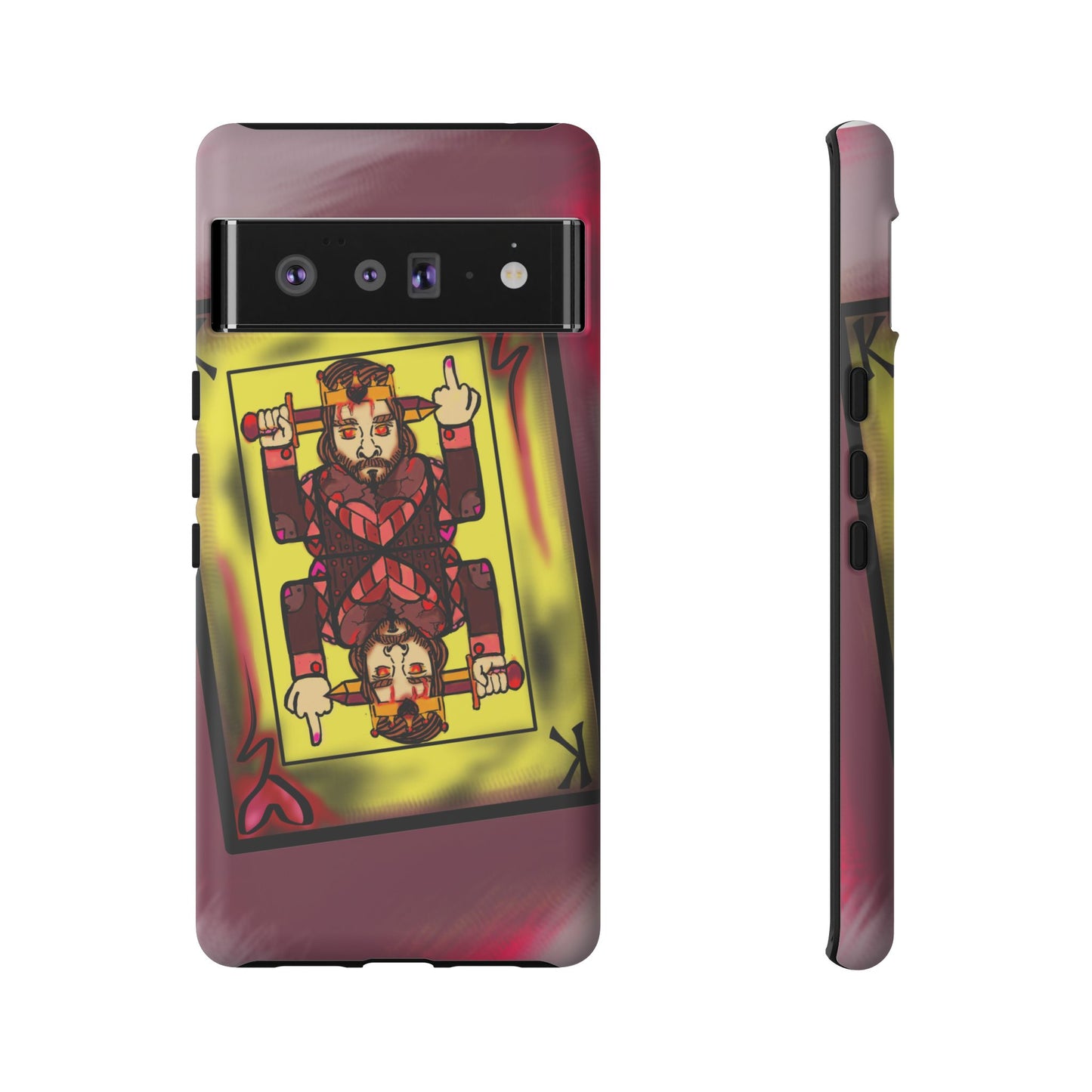 Playing Card Phone Case - Tough Cases with King Design