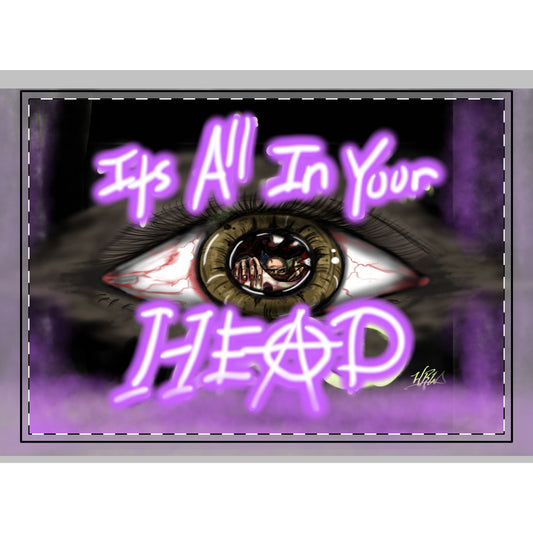Anarchist Rug - "It's All In Your Head" Design