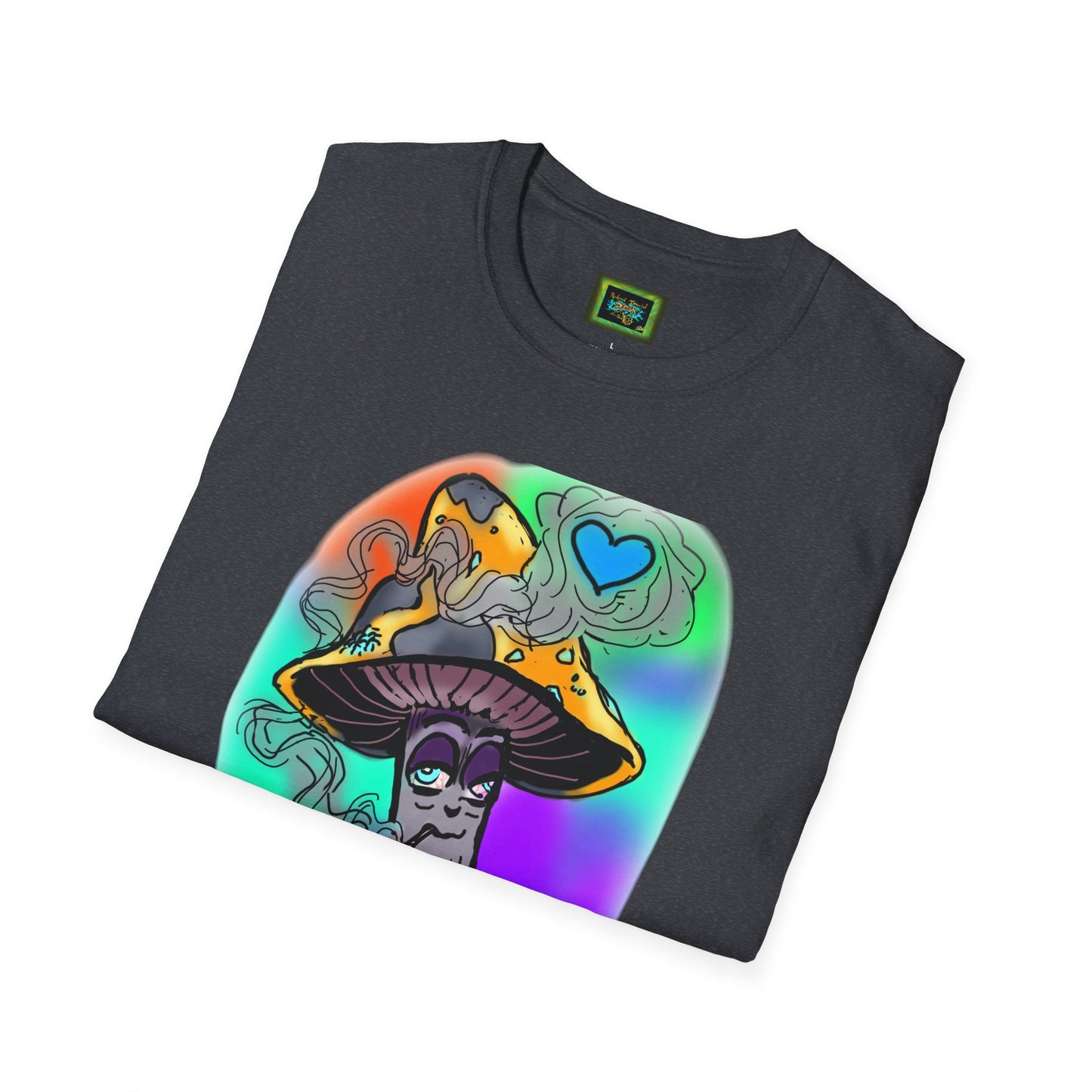 Colorful Fungi T-Shirt, Psychedelic Mushroom Tee, Unisex Graphic Shirt, Gifts for Nature Lovers, Festival Wear, Casual Style