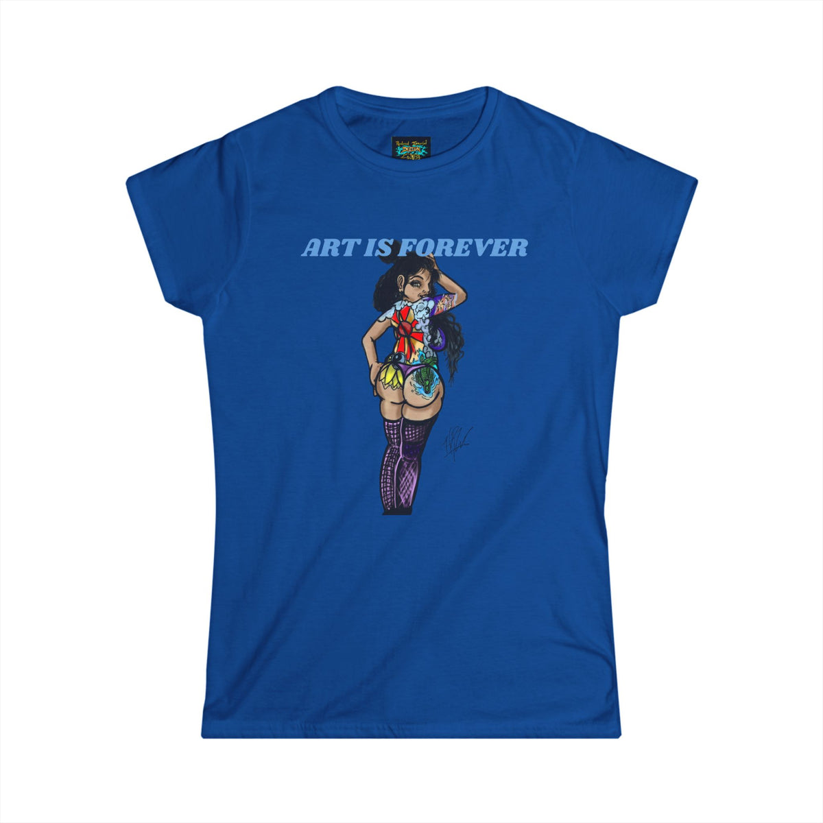 Art Is Forever — Women's Softstyle Tee