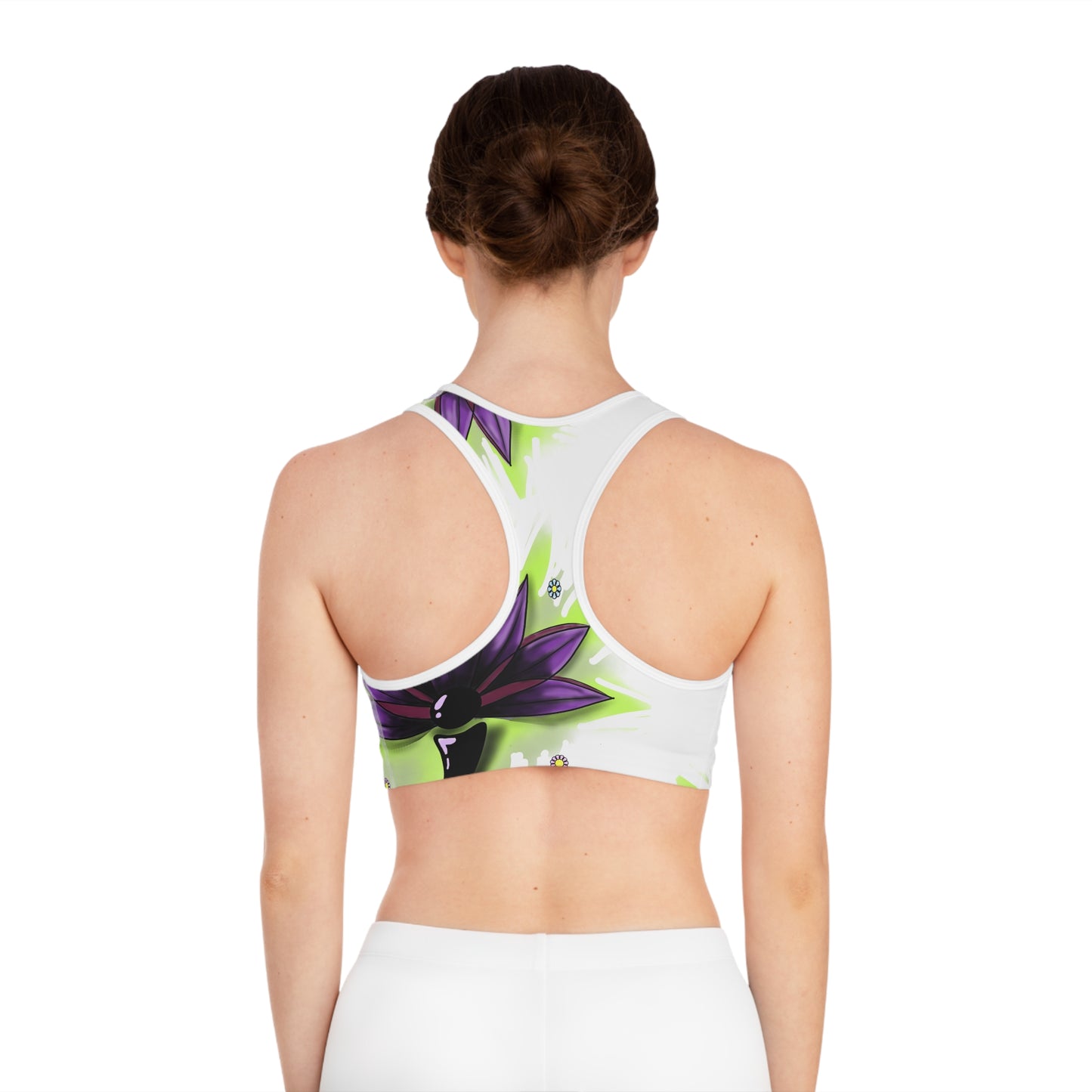 Vibrant Floral Sports Bra – Workout & Activewear for Yoga, Fitness, and Everyday Comfort