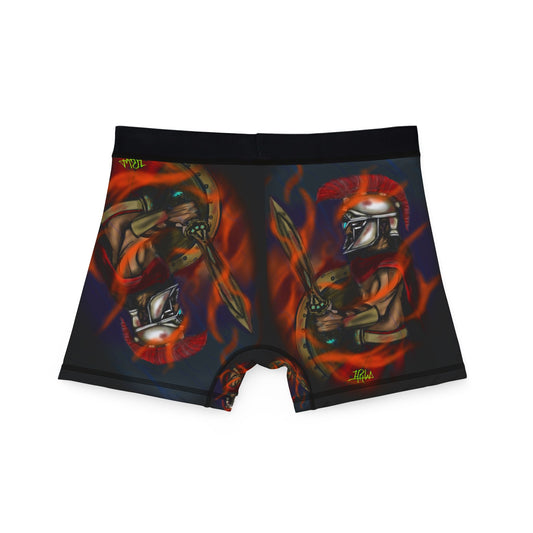 Men's Boxers with Bold Gladiator Design - 'Small But Mighty'