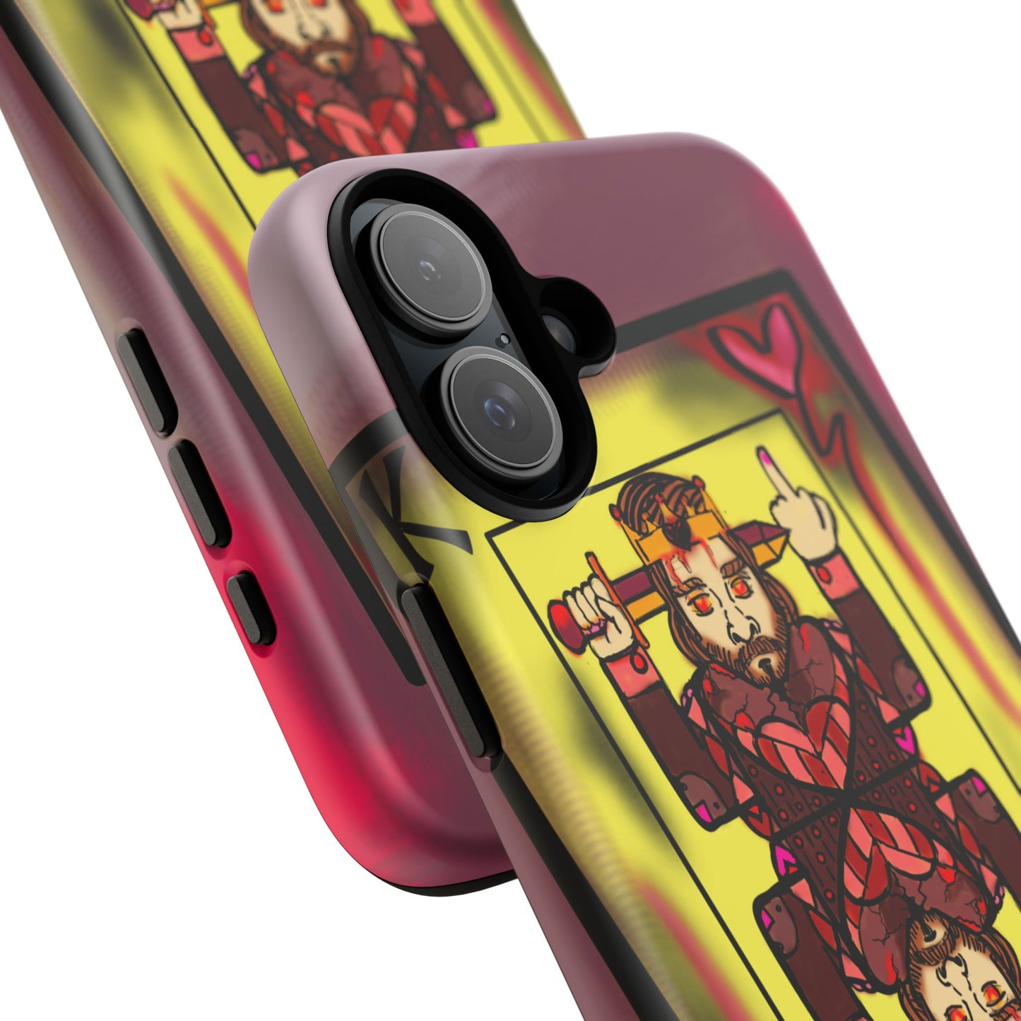 Playing Card Phone Case - Tough Cases with King Design