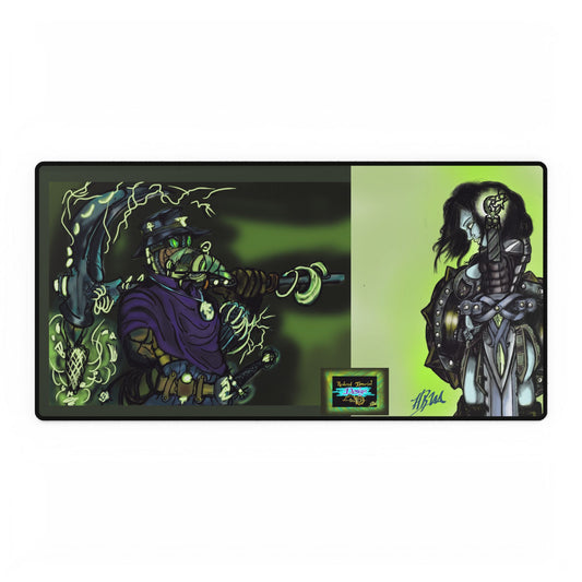 Unique Gaming Desk Mat Featuring Cool Fantasy Characters, Perfect for Gamers, Computer Accessories, Home Office, Geek Gifts, Custom Desk