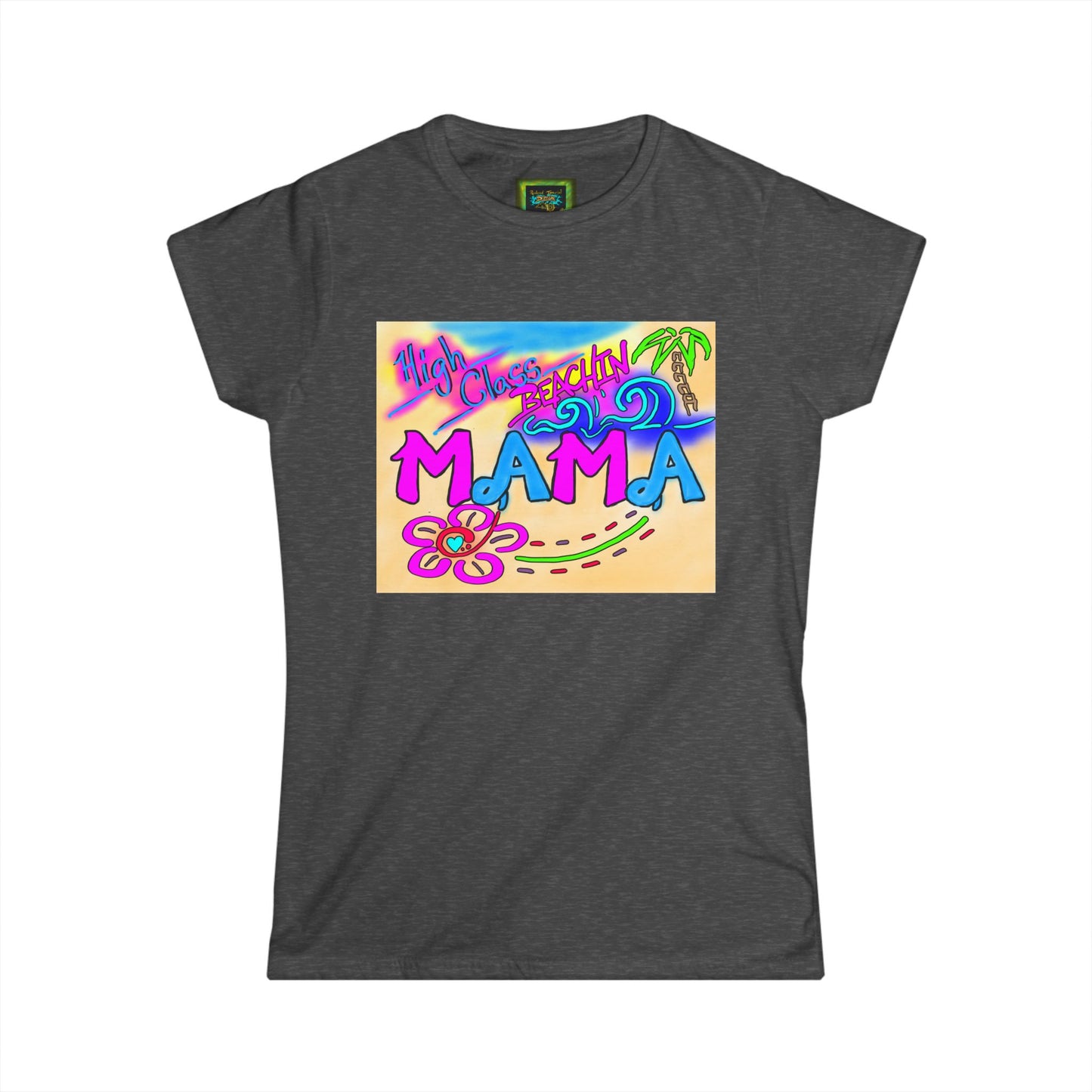 Tropical Vibes Tee, Fun Beach Shirt, Mama Shirt, Summer Essential, Vacation Wear, Inspirational Gift