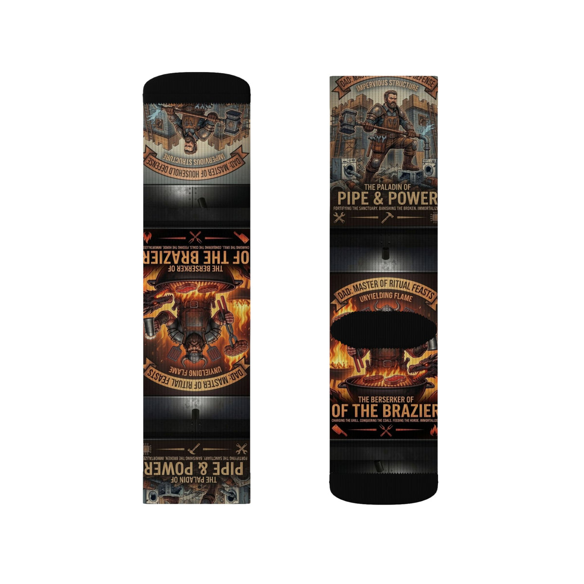 Legendary Dads Sublimation Socks — Novelty Socks