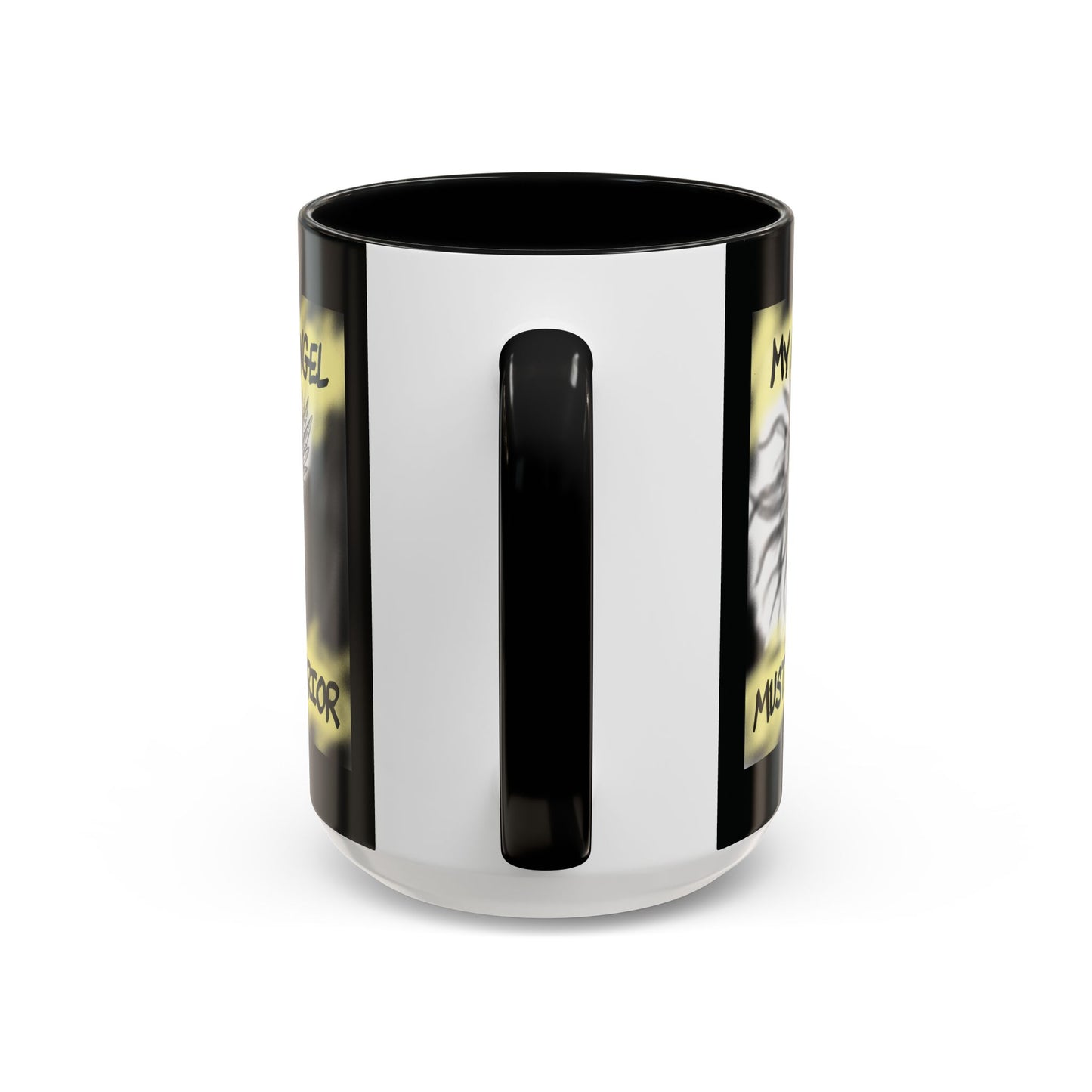 Guardian Angel Warrior Coffee Mug, Spiritual Gift, Protector Mug, Angel Decor, Cosy Homeware, Inspirational Quote