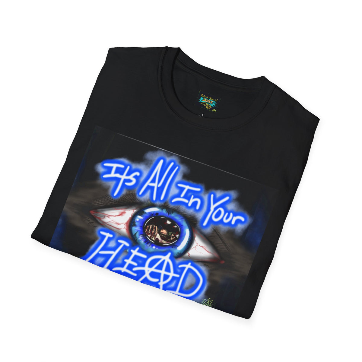 It's All In Your Head Graphic T-Shirt, Unisex Softstyle Tee, Perfect for Gift, Casual Wear, Spiritual Vibe, Everyday Comfort