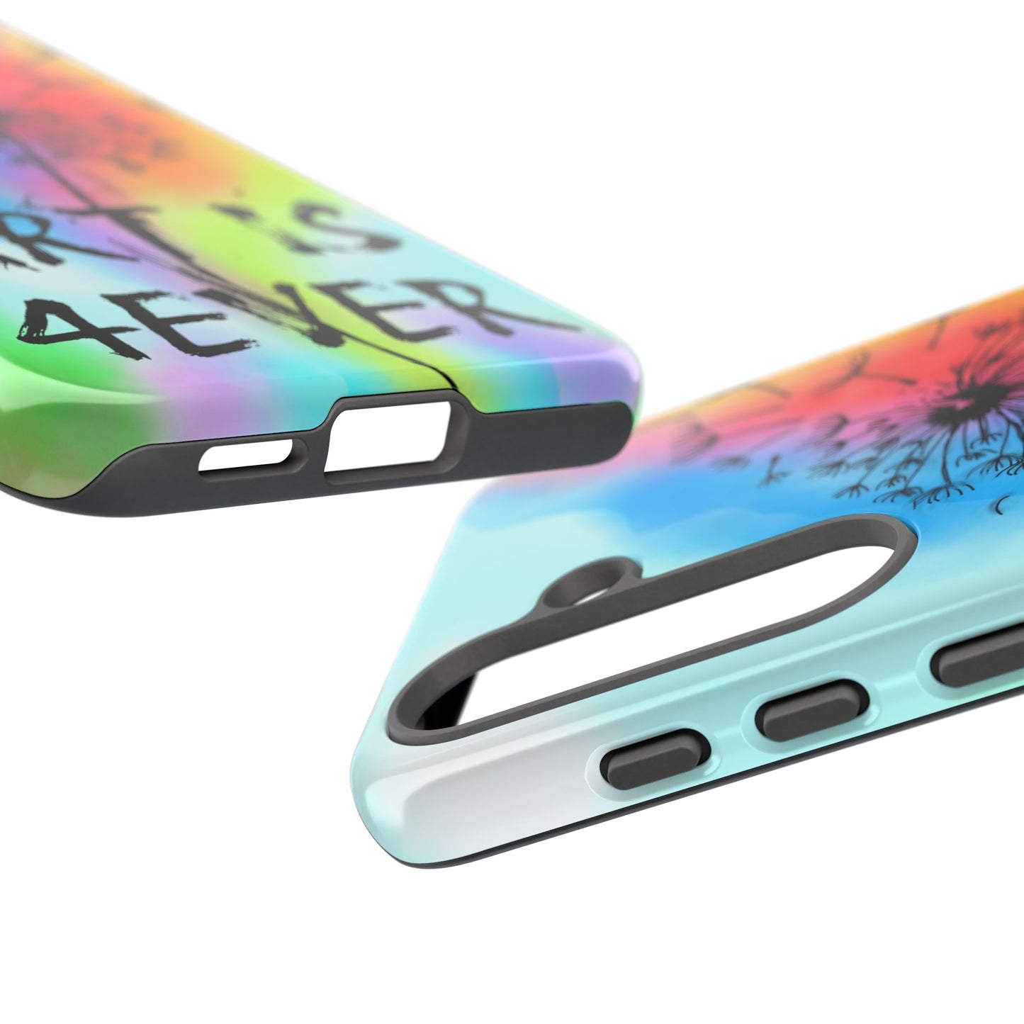 Artistic Phone Case, Vibrant Dandelion Design, Gift for Artists, Colorful Accessory for Creative Souls, Unique Tech Gift
