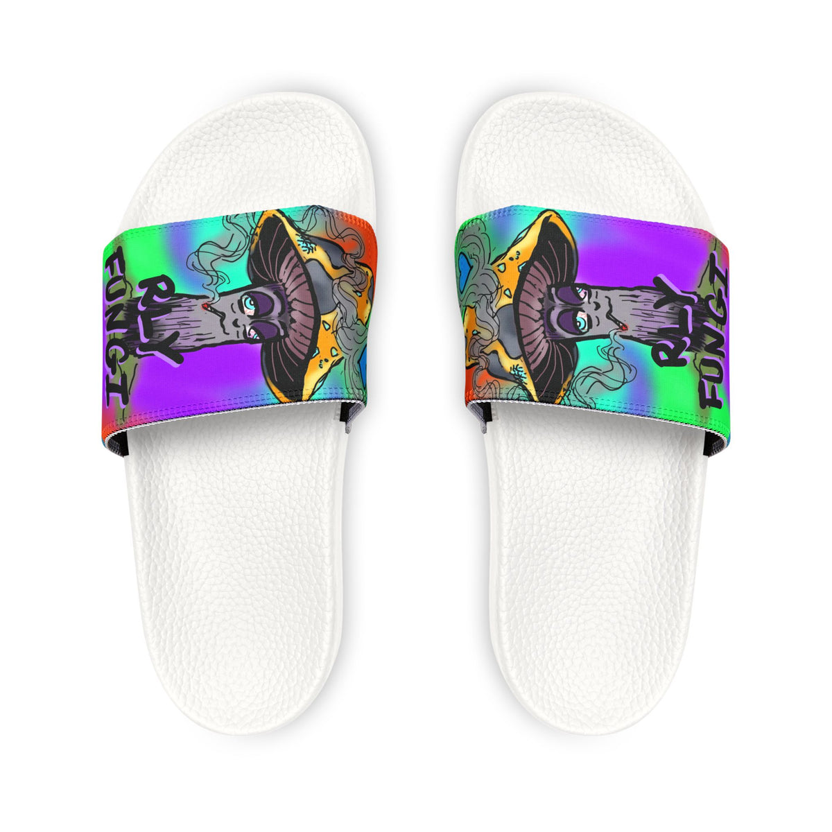 Vibrant Men's Removable shoes featuring original artwork by Reese Wilson