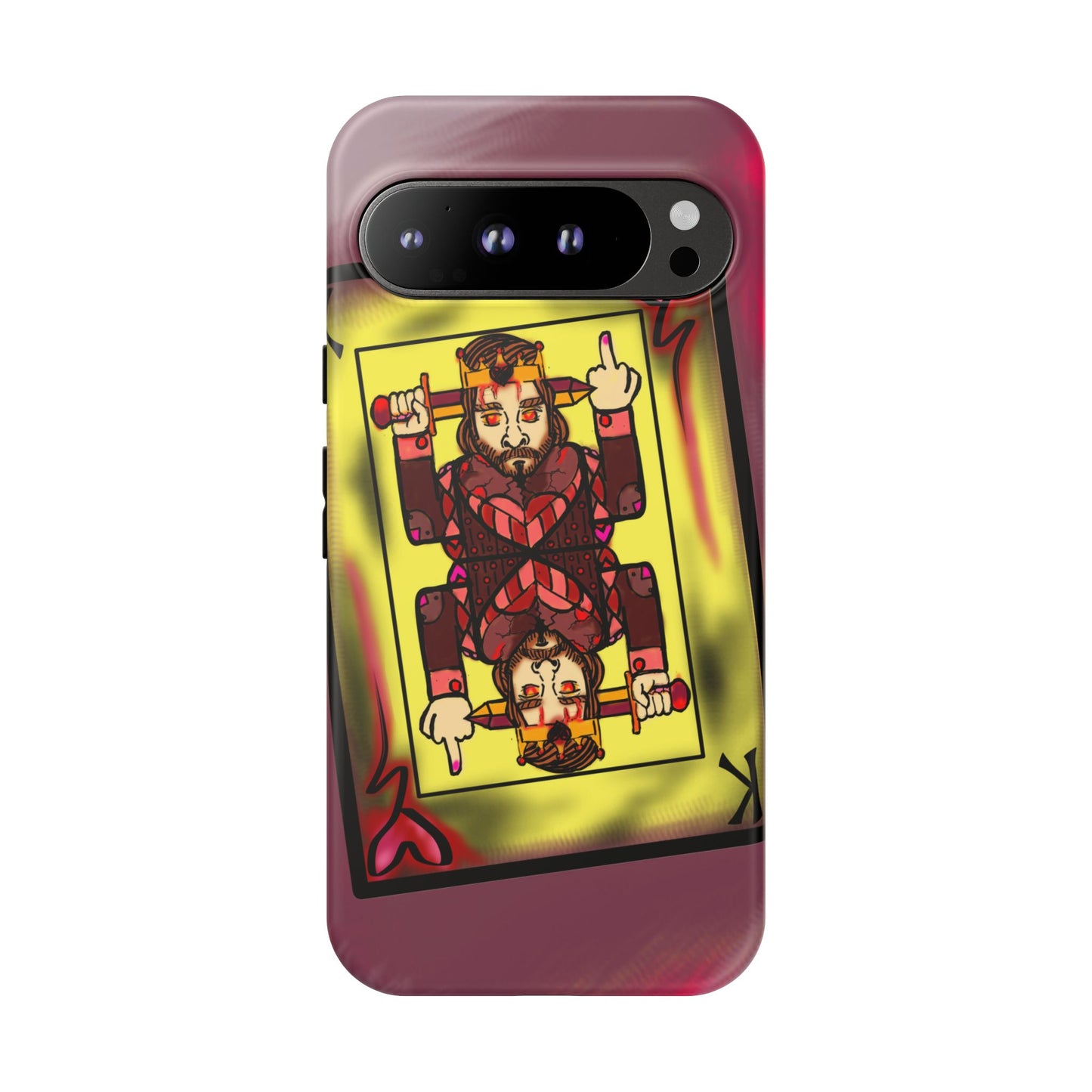 Playing Card Phone Case - Tough Cases with King Design