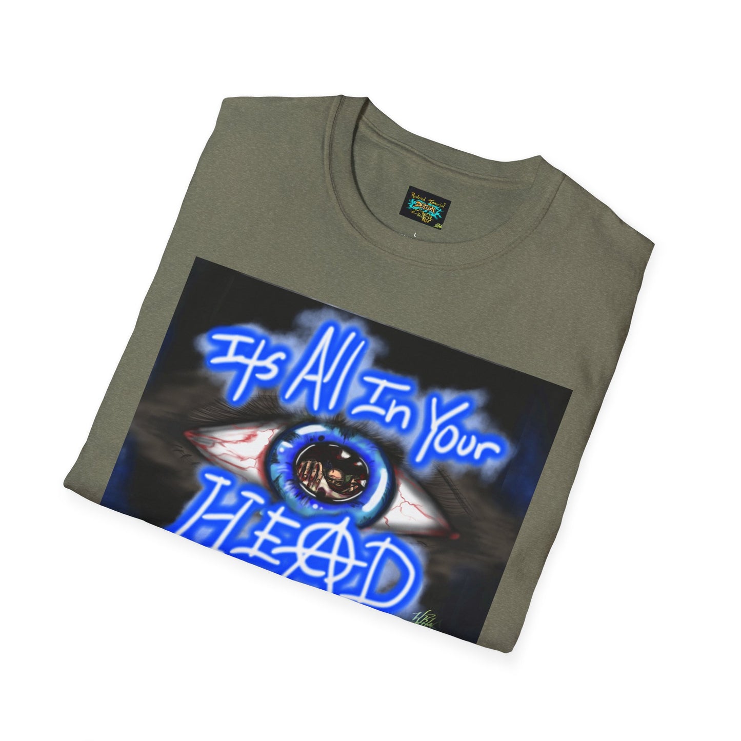It's All In Your Head Graphic T-Shirt, Unisex Softstyle Tee, Perfect for Gift, Casual Wear, Spiritual Vibe, Everyday Comfort