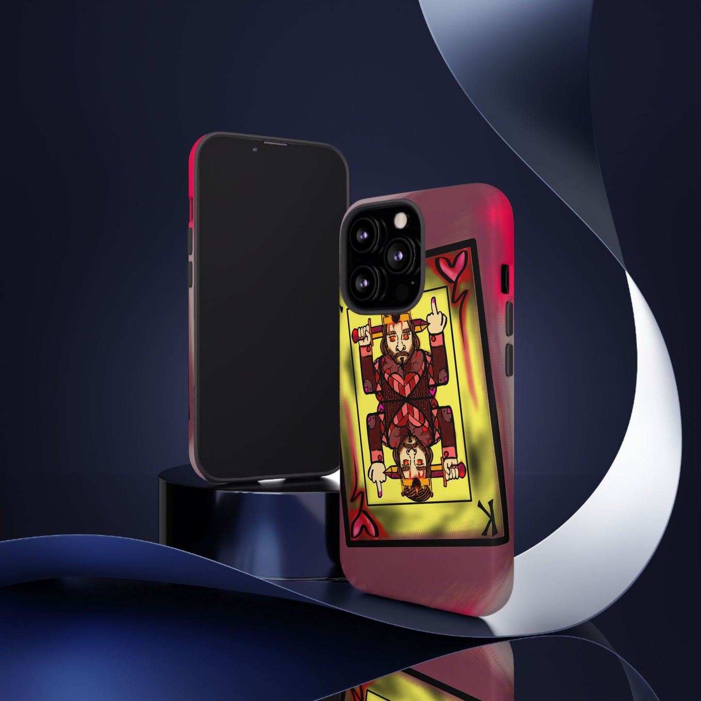 Playing Card Phone Case - Tough Cases with King Design