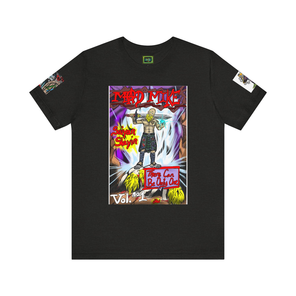Mad Mike Graphic Tee t-shirt featuring original artwork by Reese Wilson