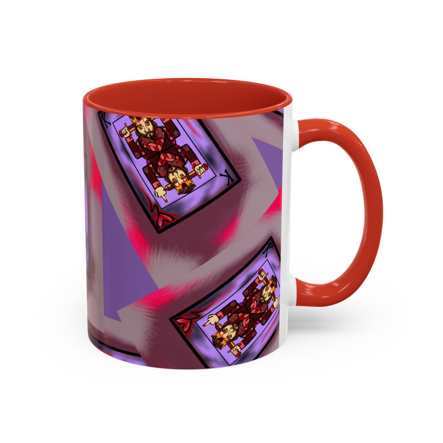 Rebellious King Coffee Mug, Unique Gift for Coffee Lovers, Artful Mug for Home, Cool Cup for Tea, Birthday Present, Fun Kitchen Decor