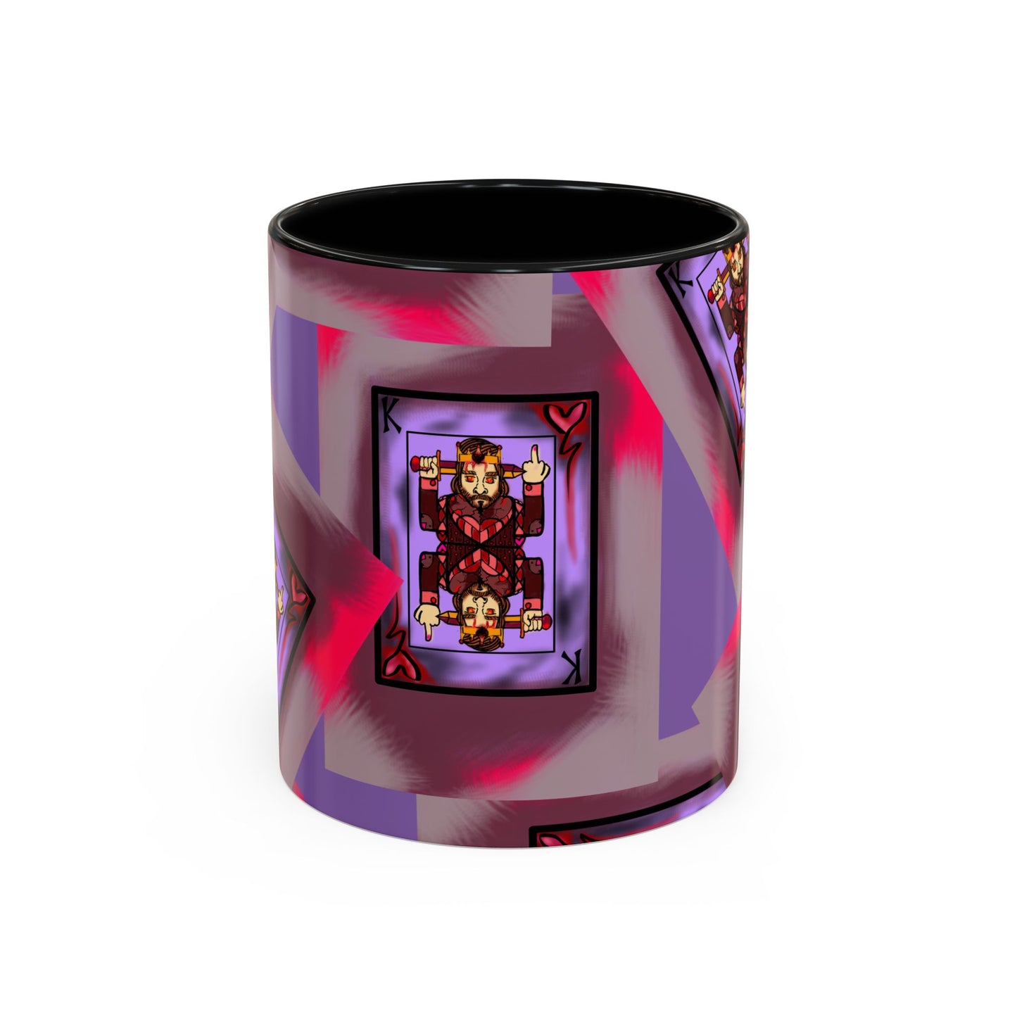 Rebellious King Coffee Mug, Unique Gift for Coffee Lovers, Artful Mug for Home, Cool Cup for Tea, Birthday Present, Fun Kitchen Decor