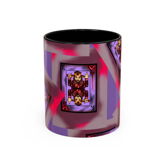 Rebellious King Coffee Mug, Unique Gift for Coffee Lovers, Artful Mug for Home, Cool Cup for Tea, Birthday Present, Fun Kitchen Decor