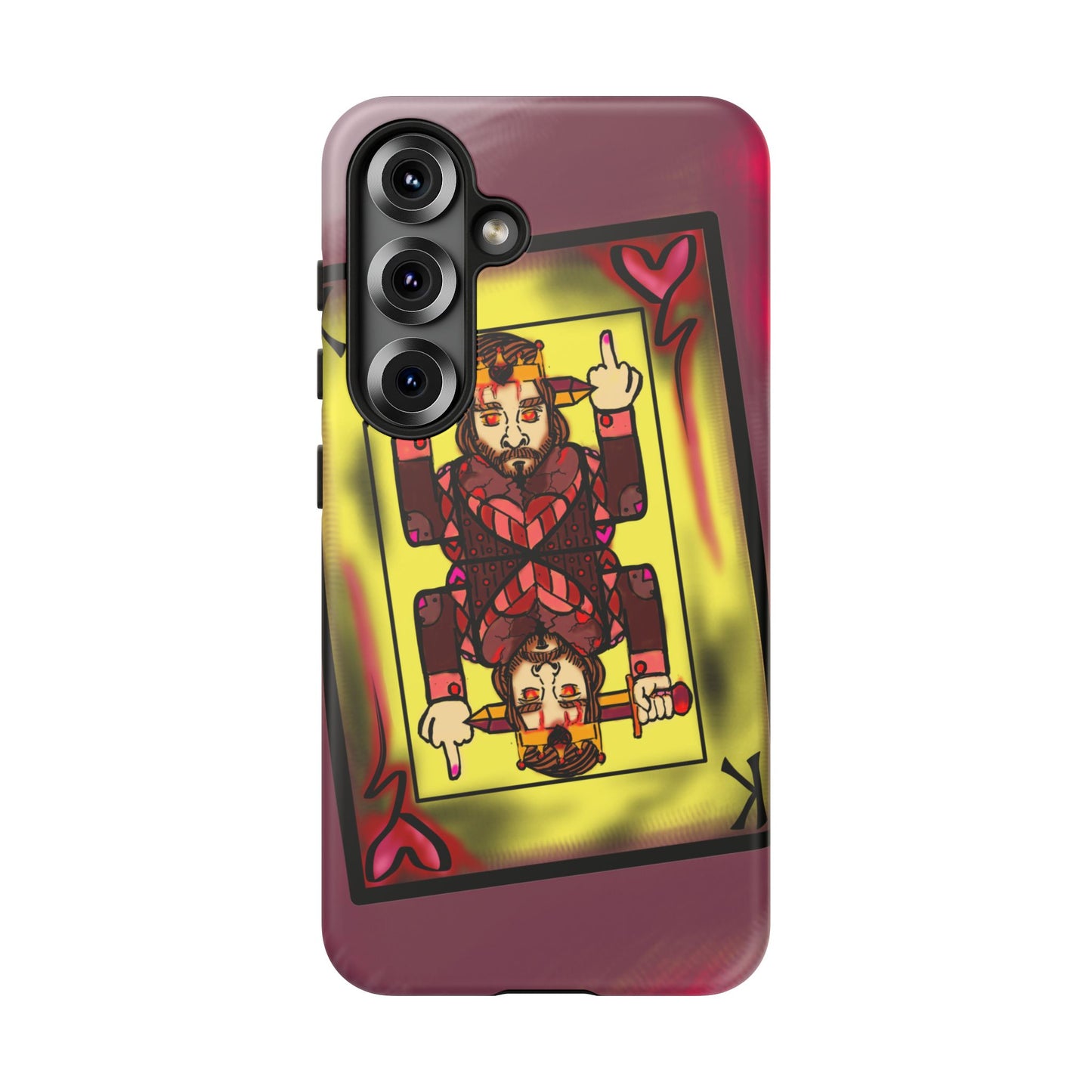 Playing Card Phone Case - Tough Cases with King Design