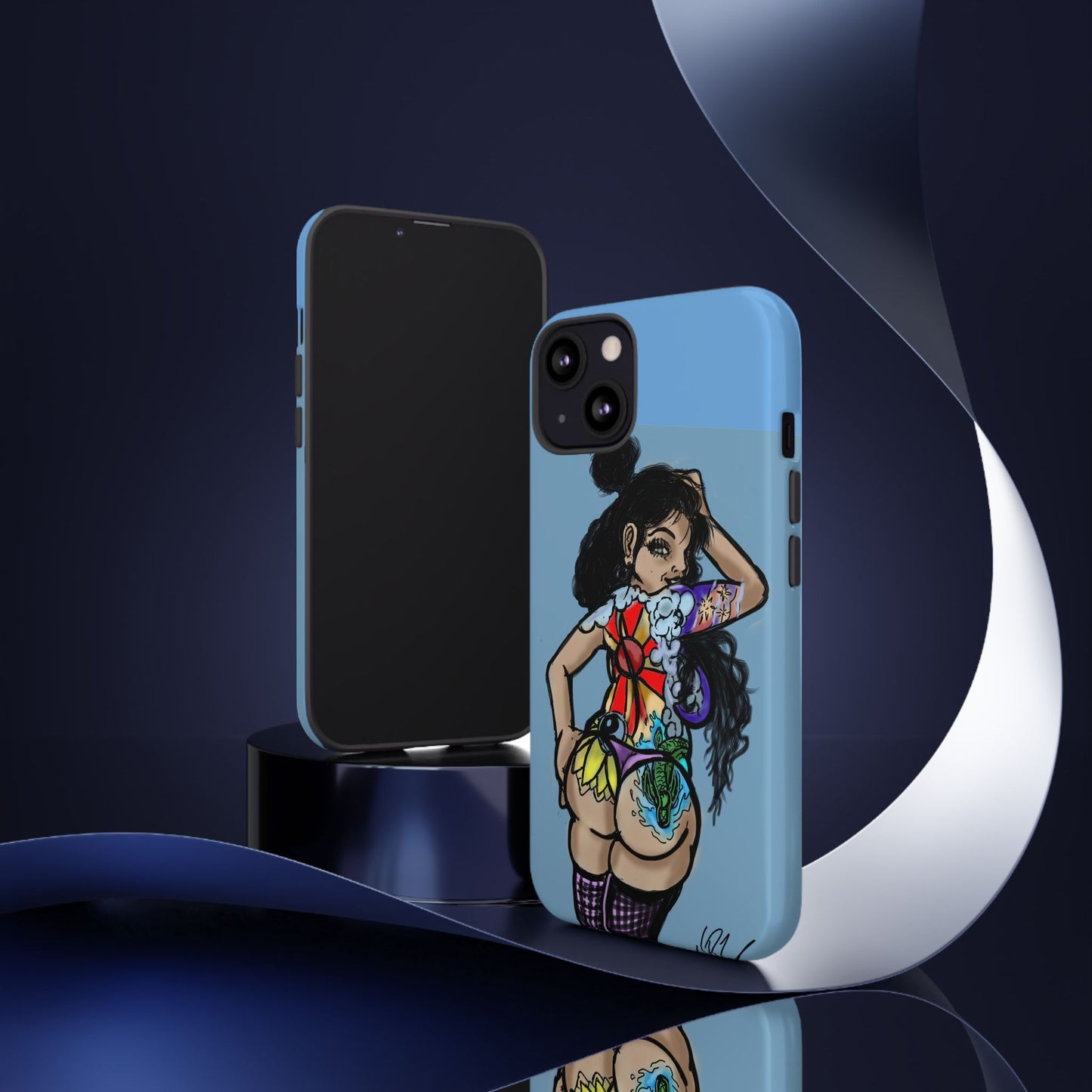 Stylish Tough Phone Case - Artistic Design for Trendsetters