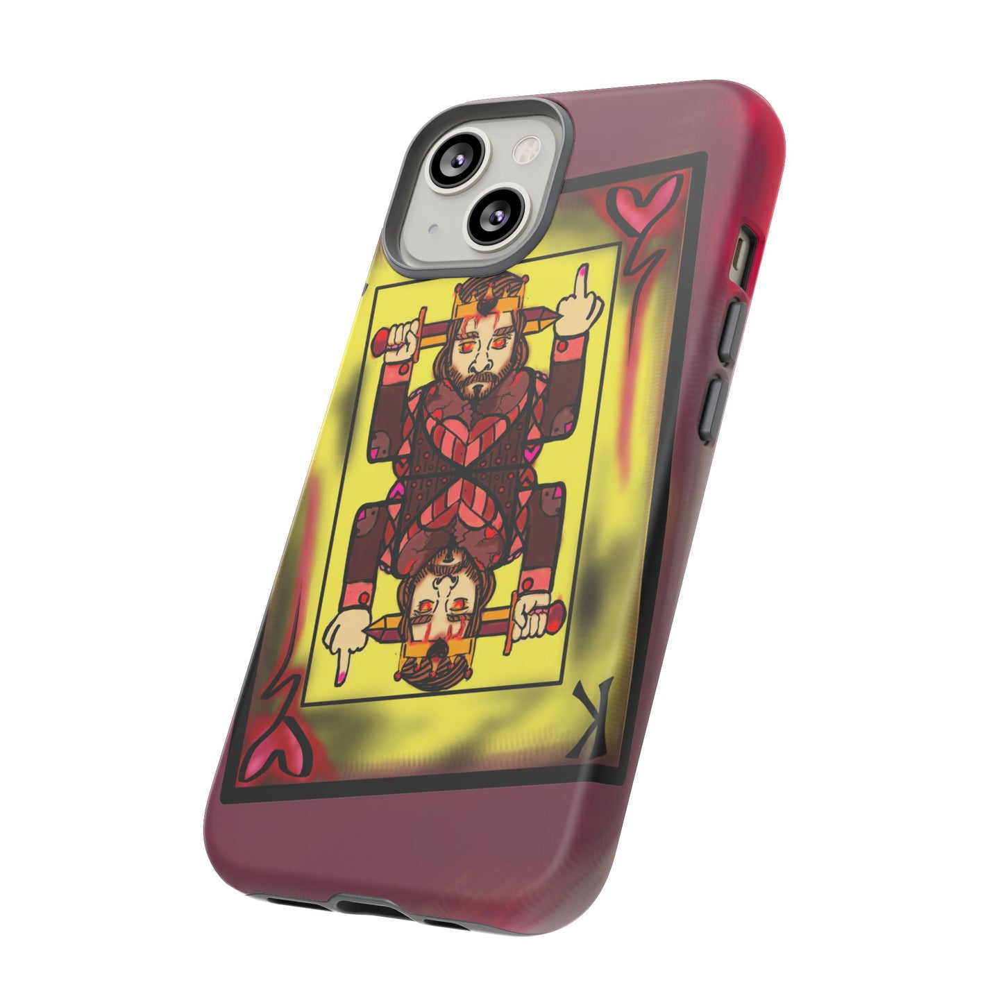 Playing Card Phone Case - Tough Cases with King Design