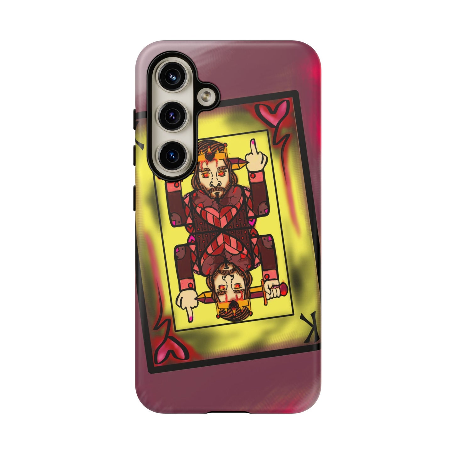 Playing Card Phone Case - Tough Cases with King Design