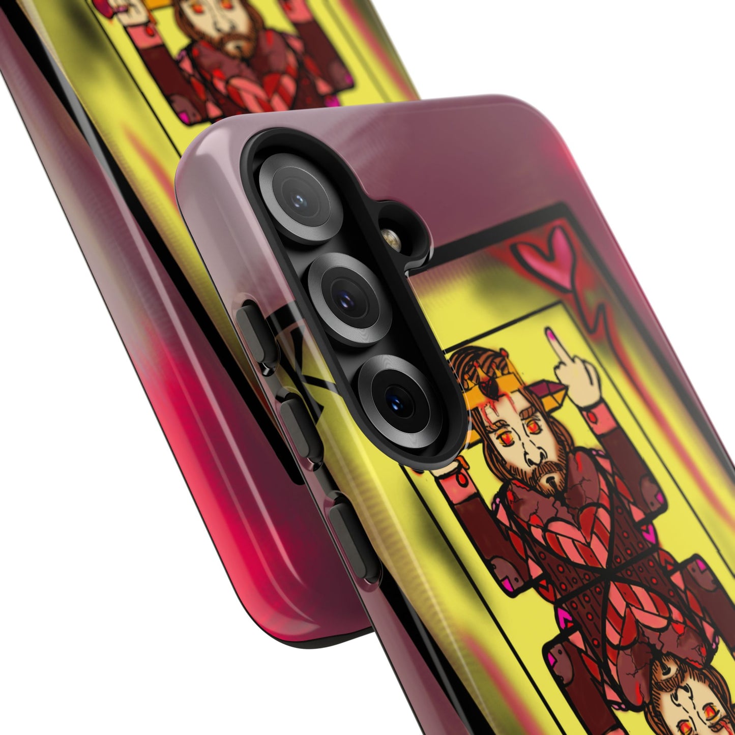 Playing Card Phone Case - Tough Cases with King Design