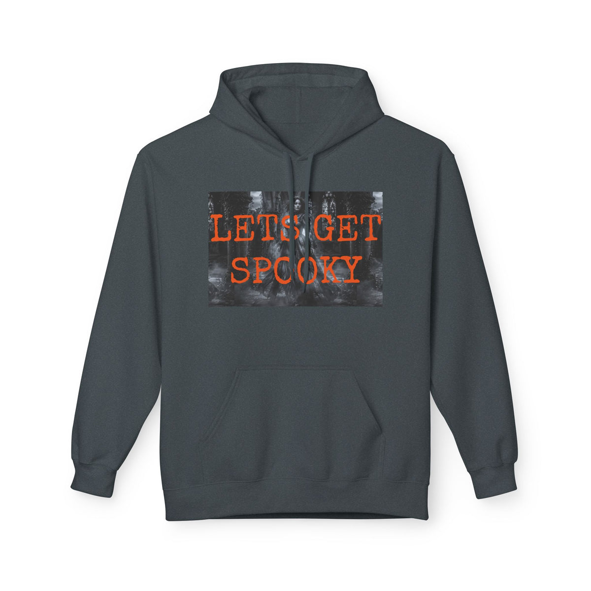 Halloween Hoodie, Unisex Midweight Fleece for Fall, Spooky SZN Apparel, Perfect for Ghost Hunting, Trick or Treating