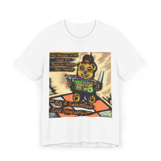 Vibrant Graphic Tee, Fun Bear Illustration, Quirky Unisex T-Shirt, Perfect for Parties and Casual Wear, Great Gift Idea for Friends